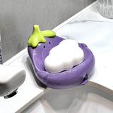 Seifenschale Aubergine
